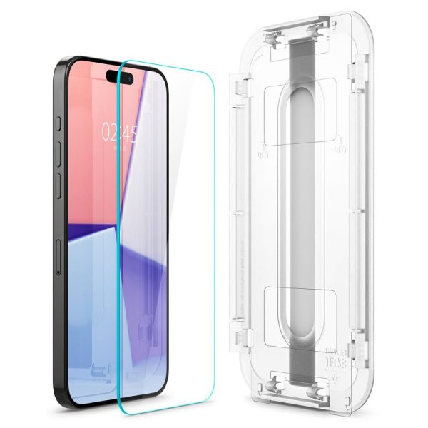 SPIGEN GLAS.TR EZ FIT IPHONE 15 PRO CLEAR (AGL06898) - Image 4